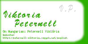 viktoria peternell business card